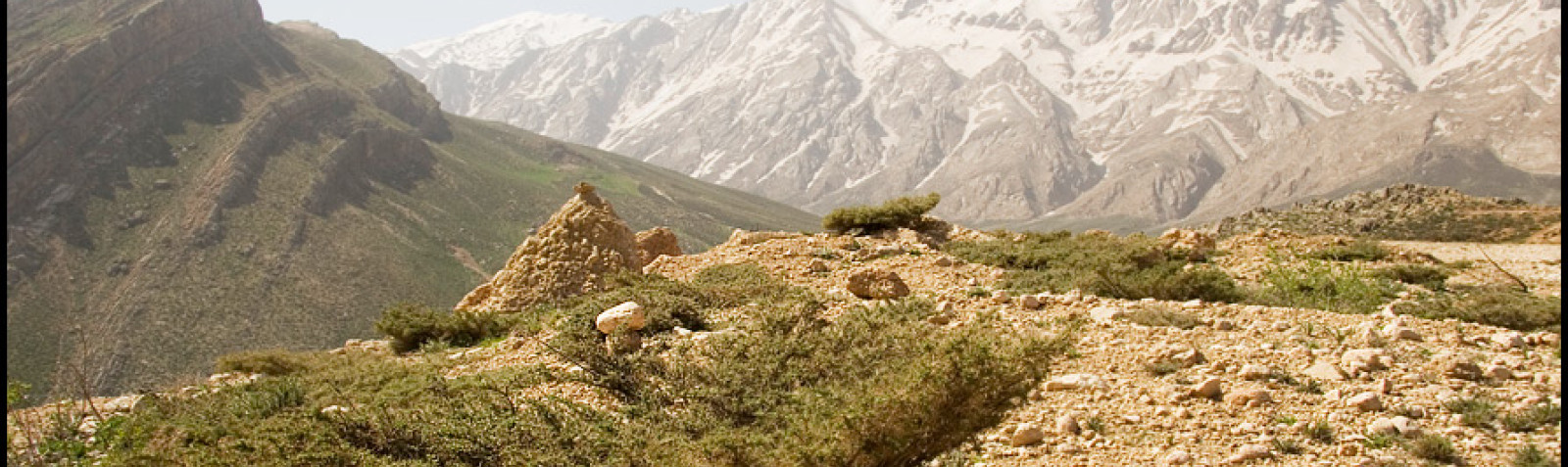 جشمه جوشان در دامنه زرد کوه