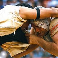 Wrestling with Choukhe (Kurdish Wrestling) 