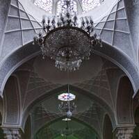 شبستان مسجد سپهسالار تهران 