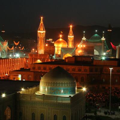 الروضة المبارکة للإمام الرضا (ع)