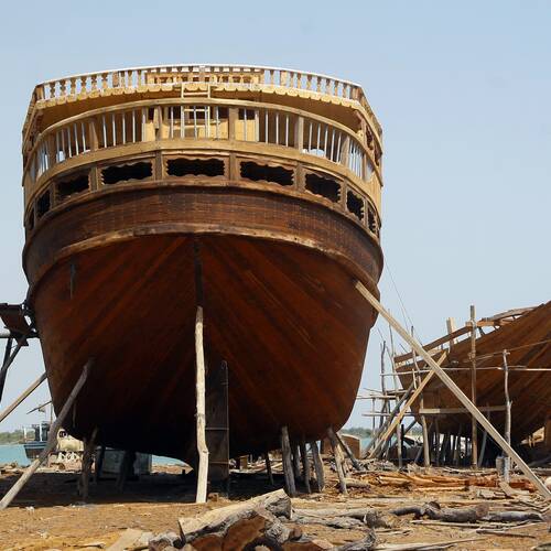 معرفة بناء القارب