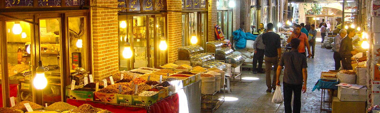 El Bazaar (mercado) de Teherán