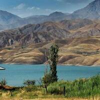 Taleqan Dam Lake 