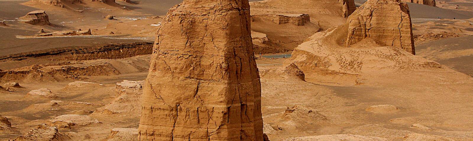 El desierto de Lut, o Dasht-e-Lut