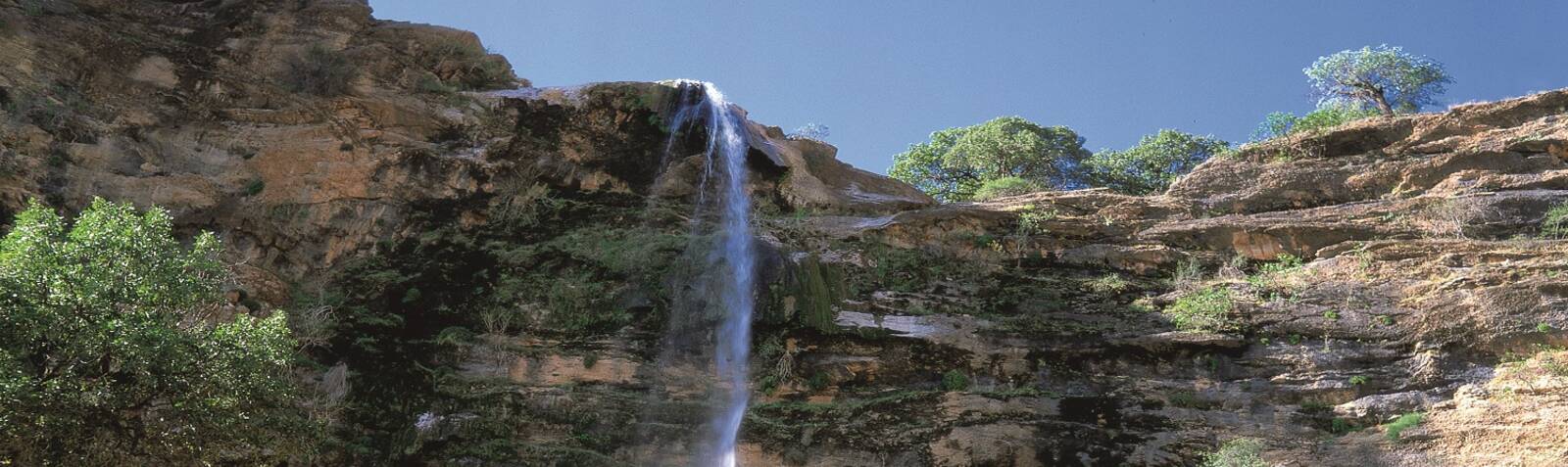 Tuf Kheymeh waterfall in Suq
